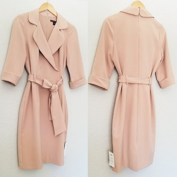 Black Halo Women's Mini Dress in Blush Pink - Picture 14 of 15